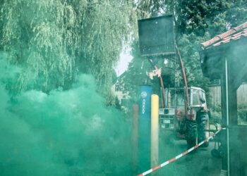 Leedener Schützenfest: Das Programm 2026 in Tecklenburg-Leeden des Schützenvereins, Auf dem Bild Schießstand Leeden im Ortskern