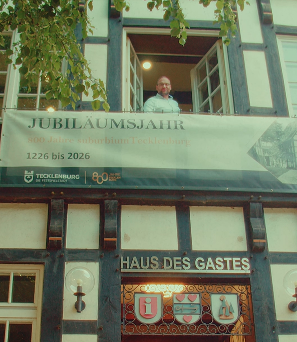 Thomas Borchardt, Kurdirektor Tecklenburg Tecklenburg feiert großes Stadtfest zu 800 Jahren Stadtrechte