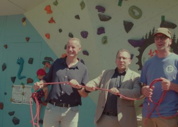 Activity-Park: Brochterbecks Oudoor-Boulderblock eingeweiht!
