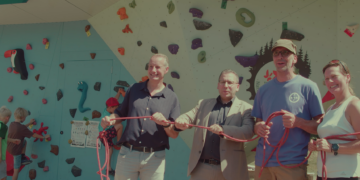 Activity-Park: Brochterbecks Oudoor-Boulderblock eingeweiht!
