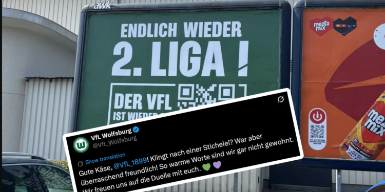 Wie der VfL Osnabrück die Konkurrenz mit frechen Plakaten vorführt